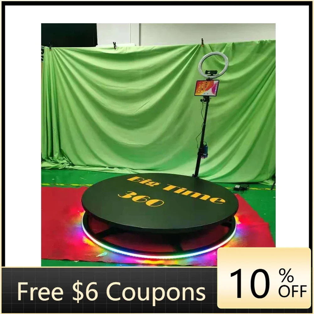

DZ WJW CJM Advanced customized products Dropshipping Wedding Social Classic Slow Motion 360 Photo Booth Backdrop 360 Degree Sp