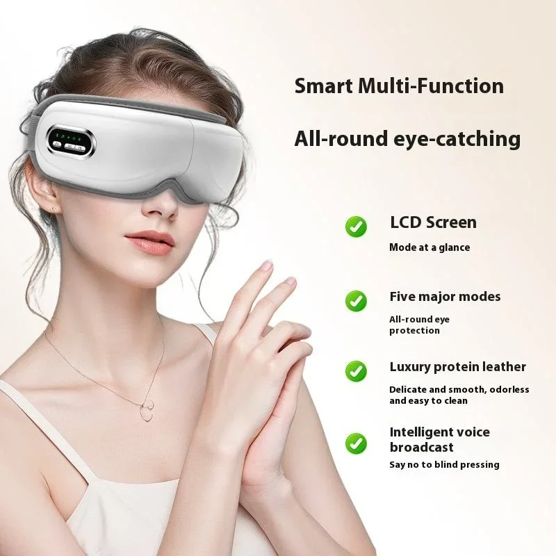 Warm en koud opvouwbaar oogmassageapparaat Verwarmd oogmasker voor het verlichten van droogheid en vermoeidheid snelle verzending