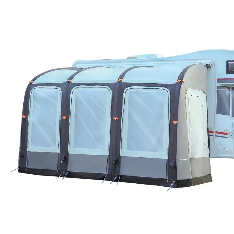 Tipo C tipo B RV lateral RV remolque de camping RV tienda inflable lateral 5-8 personas sombra impermeable