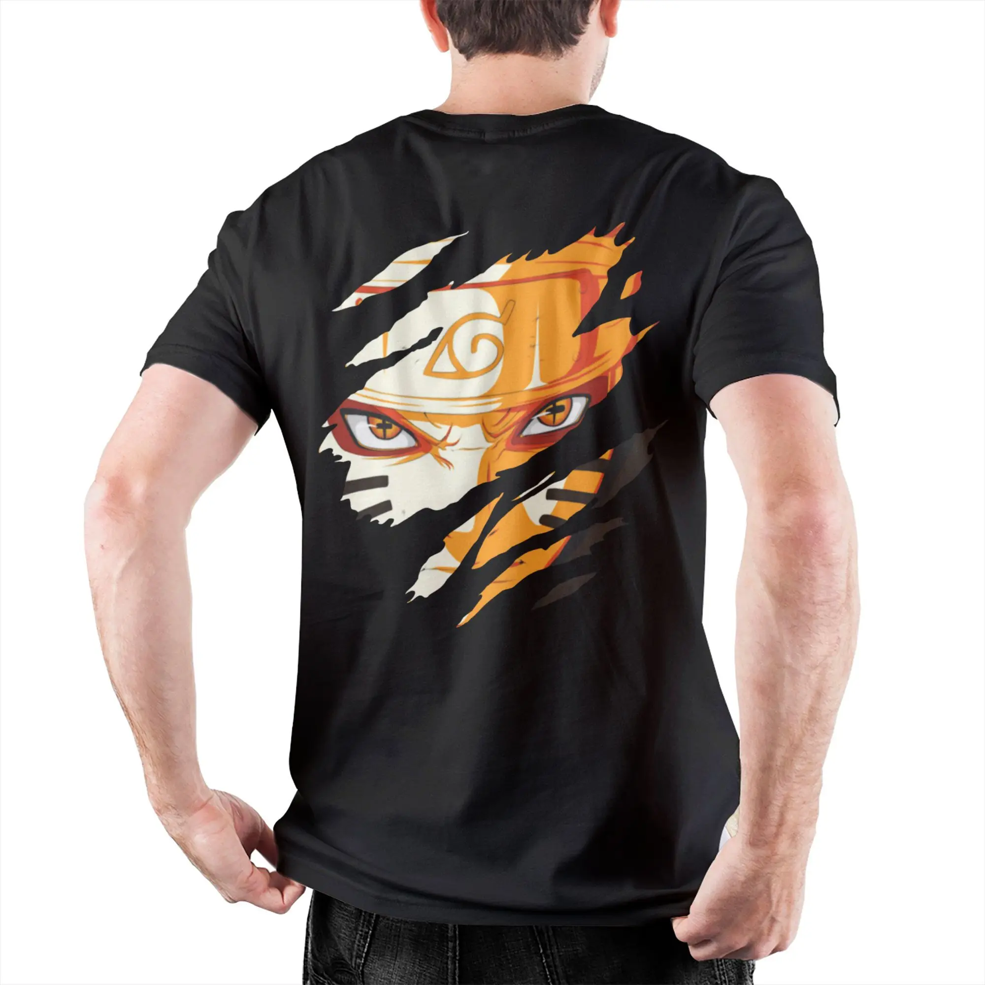 

Funny Naruto T Shirt Men Cotton Short Sleeve O-neck Summer Tops