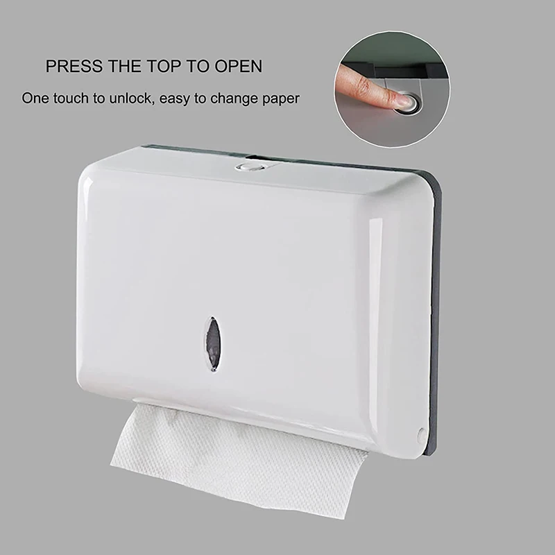 Punch Free Tissue Dispenser Hand Wiping Paper Box Wall Mounted Household Toilet Paper Drawer Washroom Paper Towel Storage Racs