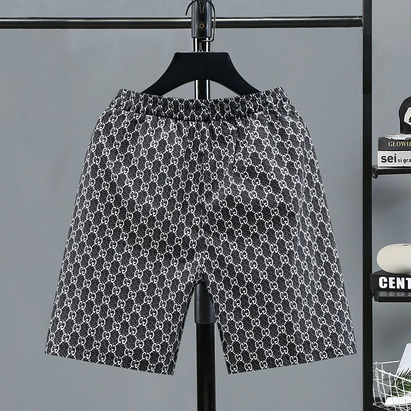 جديد عصري الرجال ort السراويل الصيف رقيقة الحرير الجليد كوي الجافة عادية في الهواء الطلق الشاطئ الرياضة orts مستقيم الساق منتصف الخصر الشباب