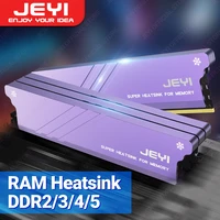 Disipador de calor de memoria RAM JEYI con almohadillas térmicas, enfriador de RAM de escritorio, disipación de radiación DDR para PC DIY DDR2 DDR3 DDR4 DDR5