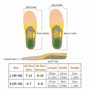1 Paar orthopädische orthopädische Einlegesohlen Plan Plan Gesundheit alleiniger Schuhe für Einfügungen Arco -Stützkissen für Faszitpflanzen Füße Pflege 8 Hauptverkäufe Innensohle für Plantar - №8
