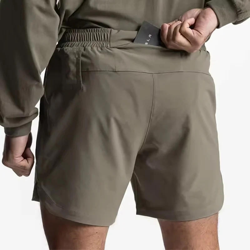 

Summer New Gym Jogging Exercise Shorts Men's Sports Fitness Quick-drying Multiple pockets Running Shorts Men Casual Shorts