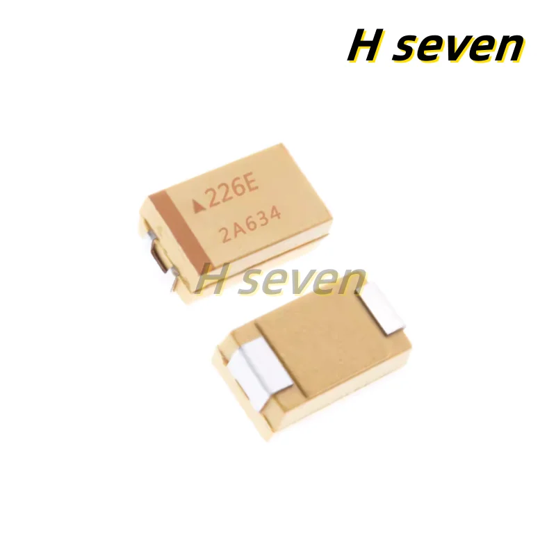 5pcs 2917 SMD Tantalum Capacitor 7343 D Type 25V 22UF ±10% 226E TAJD226K025RNJ