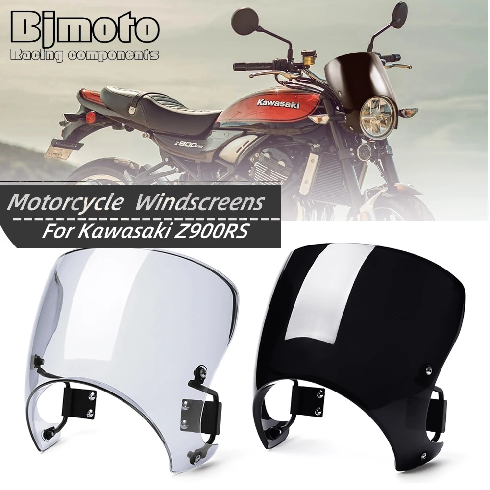 

Motorcycle Z900 RS Windshield Windscreen Wind Deflector For Kawasaki Z900RS 2018 2019 2020 2021 2022 2023