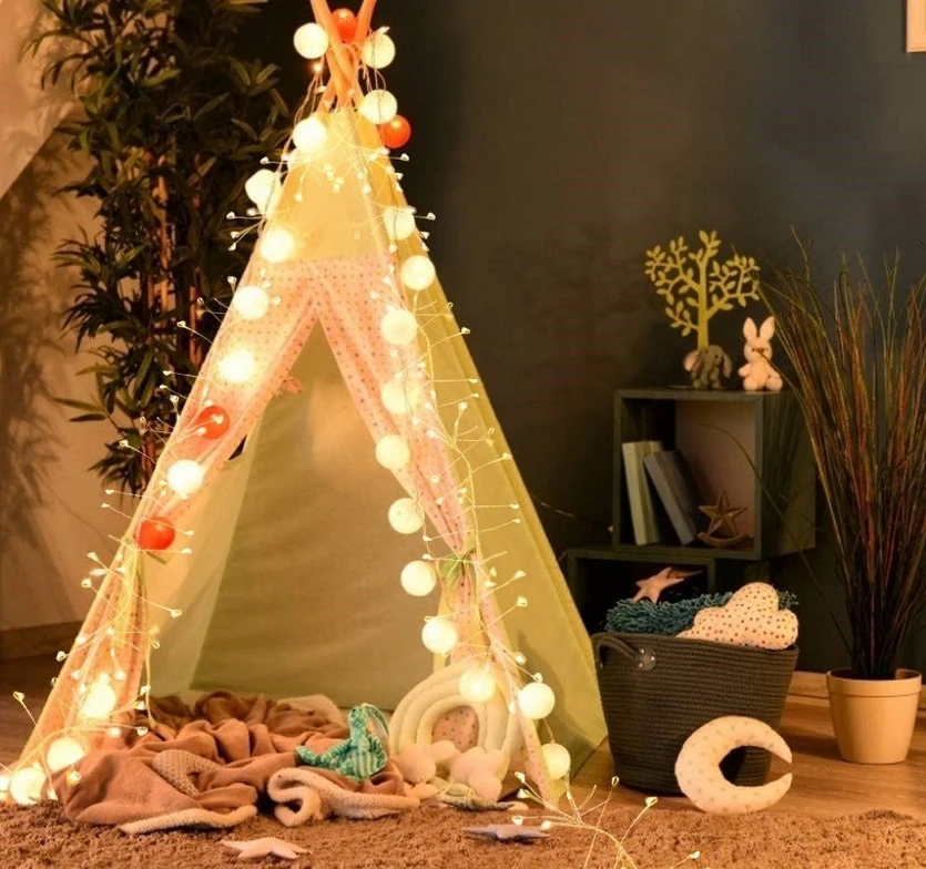 100/200 LED Firecracker Cluster Fairy String Lights USB Powered 8 Modos Holiday Firework Garland Lights para Wedding Party Xmas