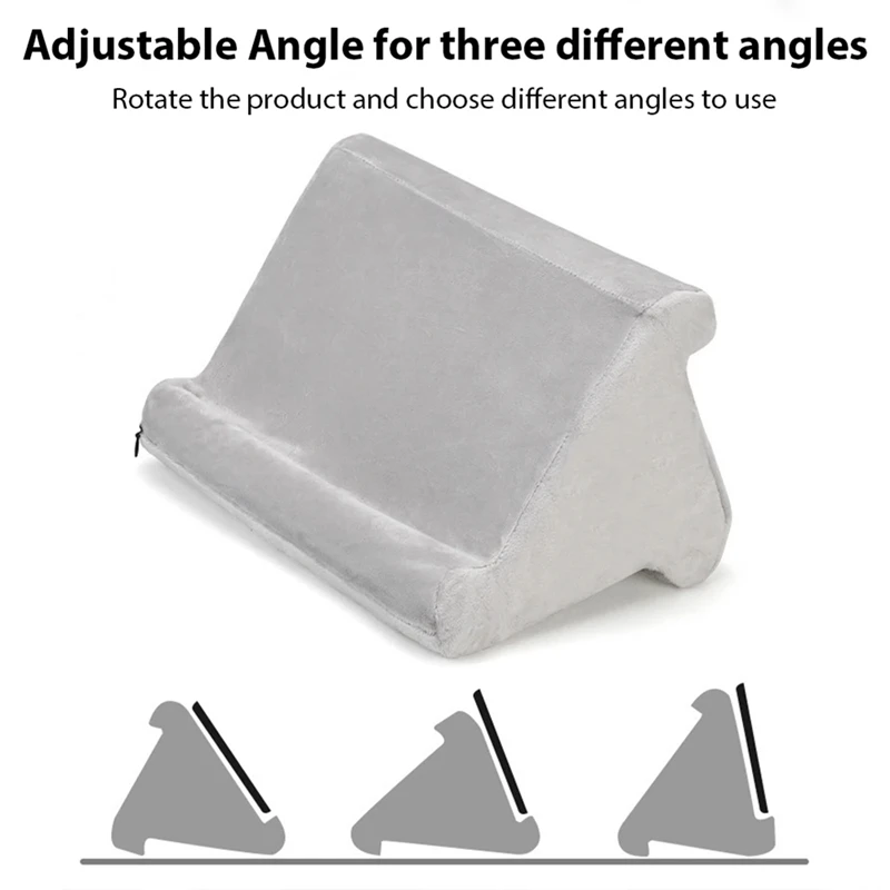 Sponge Pillow Tablet Holder For Tablet Holder Mobile Phone Support Pillow Multi-Angle Reading Stand Easy To Use Black