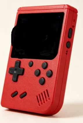 HTMCK Red Retro Classic Handheld Game Console for Children with 400 Built-in Games Rechargeable Small Gaming System image 5