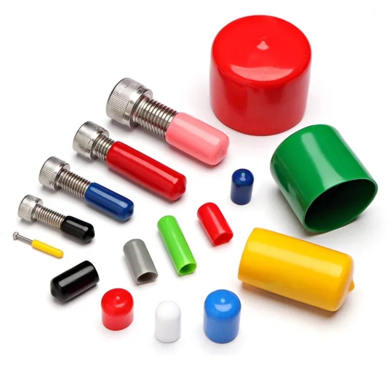 Rubber Cap Seals Nuts Silicone Sleeve Stopper Soft Cover End Caps Screw Plastic Blanking Protective Lid