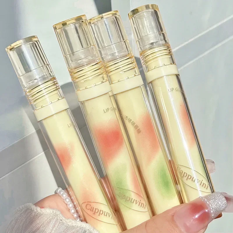 1 قطعة التدرج أنبوب مرآة المياه الشفاه لمعان ترطيب مثير أحمر الشفاه تينت مقاوم للماء السائل أحمر الشفاه الشفاه ماكياج مستحضرات التجميل الكورية #2