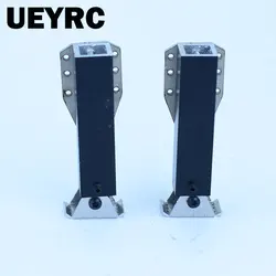 2pcs 1:14th Scale Metal Trailer Landing Gear Bracket for Tamiya RC Truck Tipper SCANIA 770S VOLVO BENZ MAN TGX Car Accessories