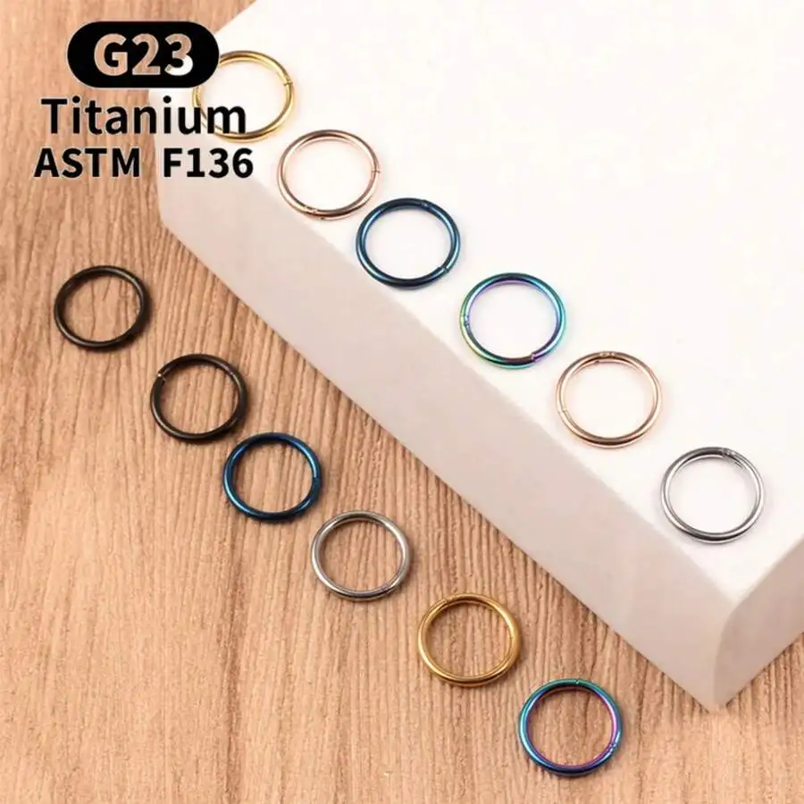 G23 Titanium Small Circle Nose - Body Jewelry And Earrings ulasan dan harga