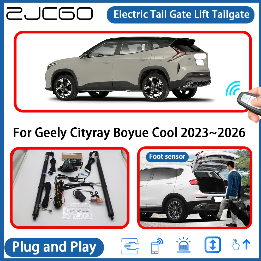 

for Geely Cityray Boyue Cool 2023~2026 Automatic Powered Tailgate Power Liftgate Electric Tail Gate Lift Assisting System