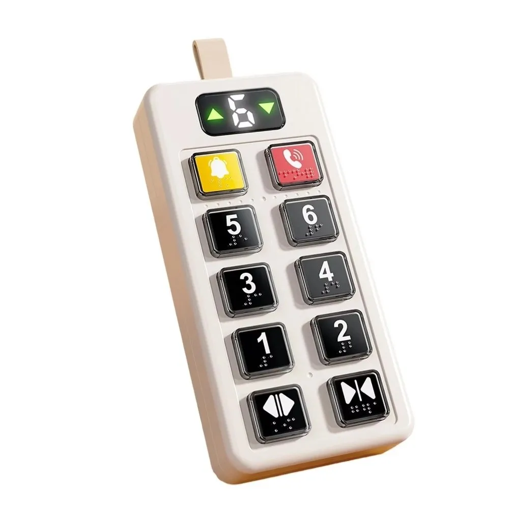 Educational Button Numbers Elevator Toy with Light Sound Numbers Design Button Sensory Board Sensory Board Button Panel view 4