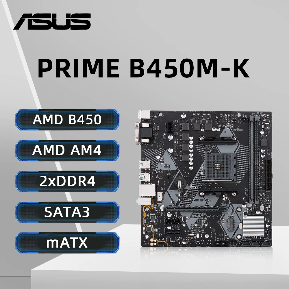 Asus Prime B450M-K … - image