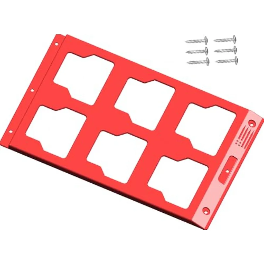 

Металлическая монтажная пластина Milwaukee Packout для крепления к стене и полу, совместимая с ящиками для инструментов