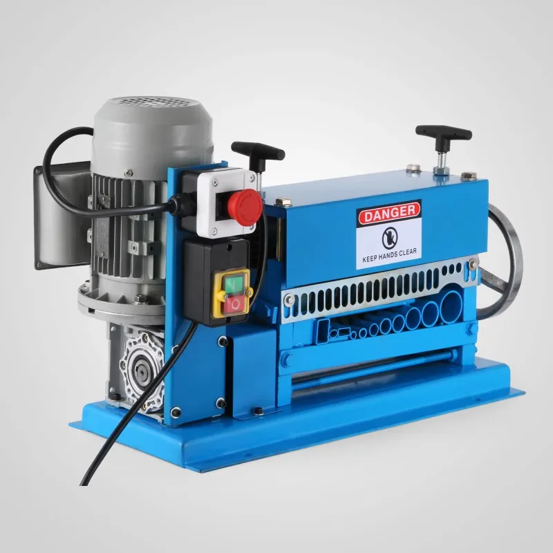 Copper Wire Cable Peeling Machine Automatic Electric Wire Stripping Machine 0.37kW 110V
