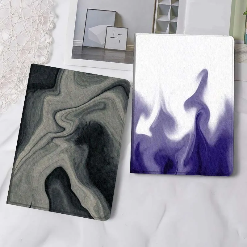 

Чехол для планшета Samsung Galaxy Tab S6 S11 A A7 A8 A9 A11 10.1 10.4 10.5 Plus Lite с художественными линиями и текстурами, подарок