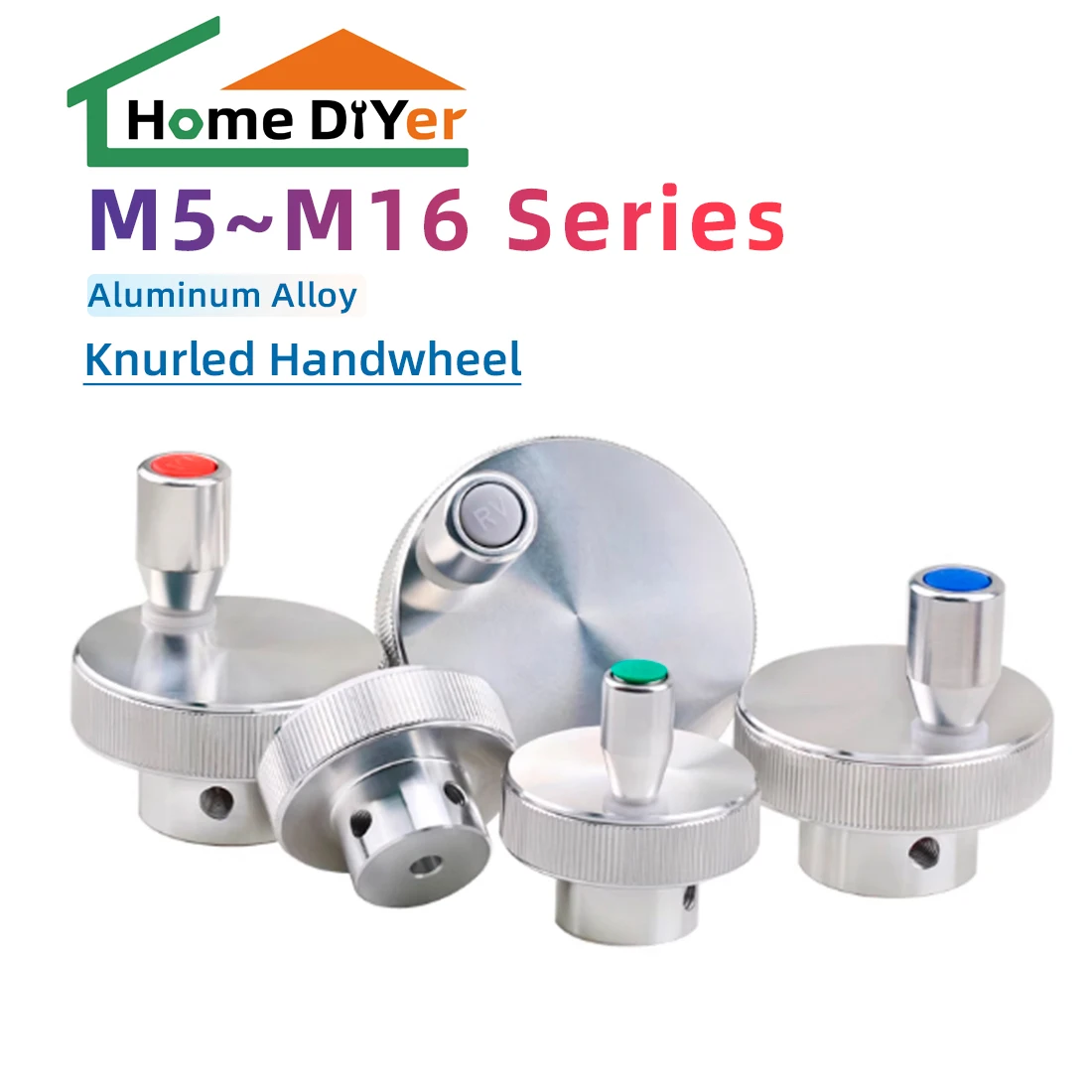 M5~M16 Machine Tool Metal Laser Scale Hand Wheel Manual Sliding Table Machine Tool Specia with Angle Handle Rocking Wheel