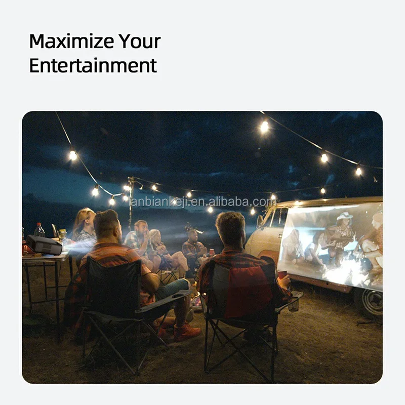 Proyektor Android Full HD AUN AKEY9S 2+64 Profesional 1080P 4k Film Fokus Otomatis WIFI Ponsel Home Cinema Theater Bluetooth