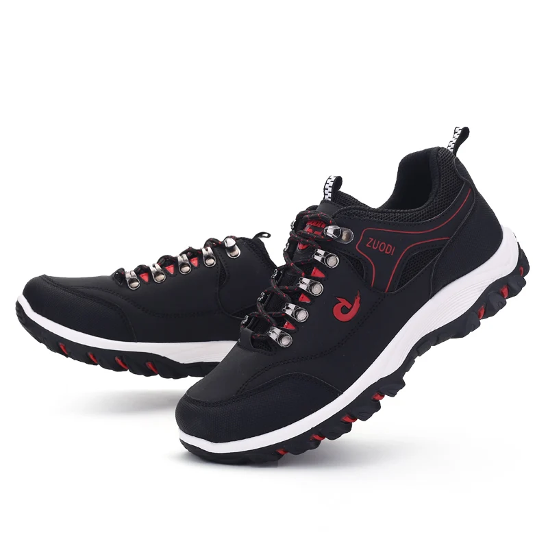 Men Hiking Shoes Outdoor Sneakers for Travel Cross-country Non-leather Casual Shoes Breathable Walking Shoes Non-slip Size 39-48