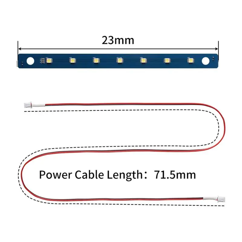 Voor FLASHFORGE Adventurer 5M AD5M Licht Strip Super Heldere Led 24V Lichtbalk Voor AD5M 5MPRO 3D printers Accessoires