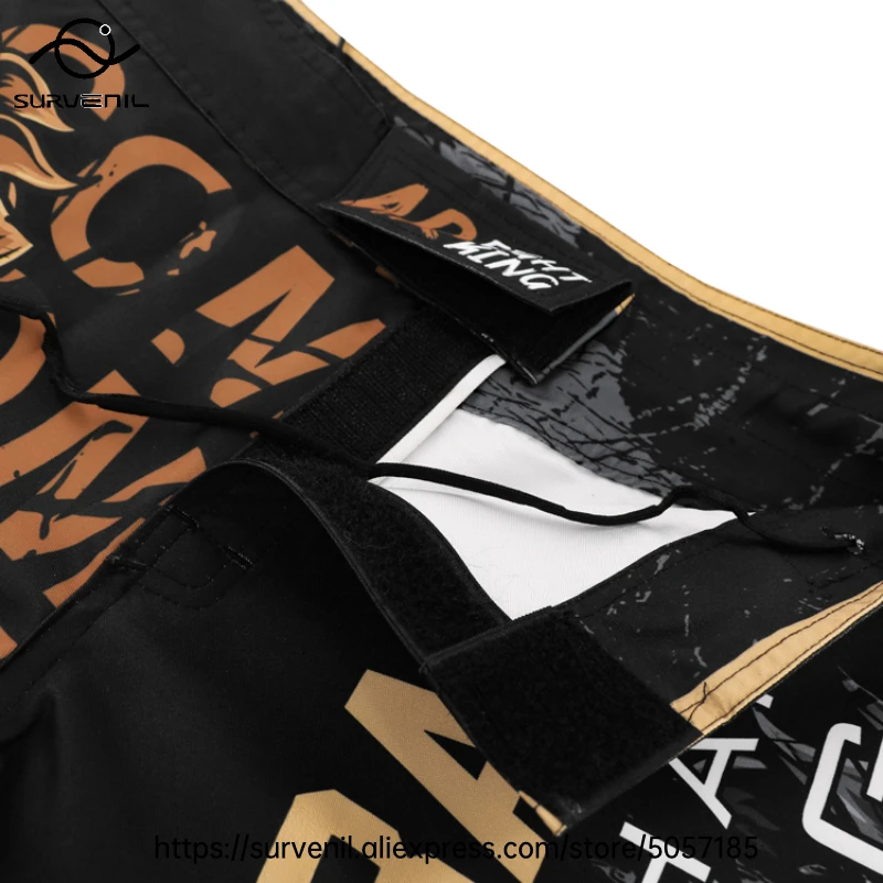 MMA Shorts BJJ Grappling Kickboxing Fight Shorts Tiger Sublimated Martial Arts MMA Clothing Jiu Jitsu Boxing Training Pants Men