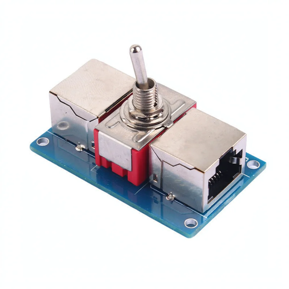 Ethernet Manual RJ45 Switch Network Splitter Desktop Lan Line Disconnect Controller For Shaibang Cable Accessory