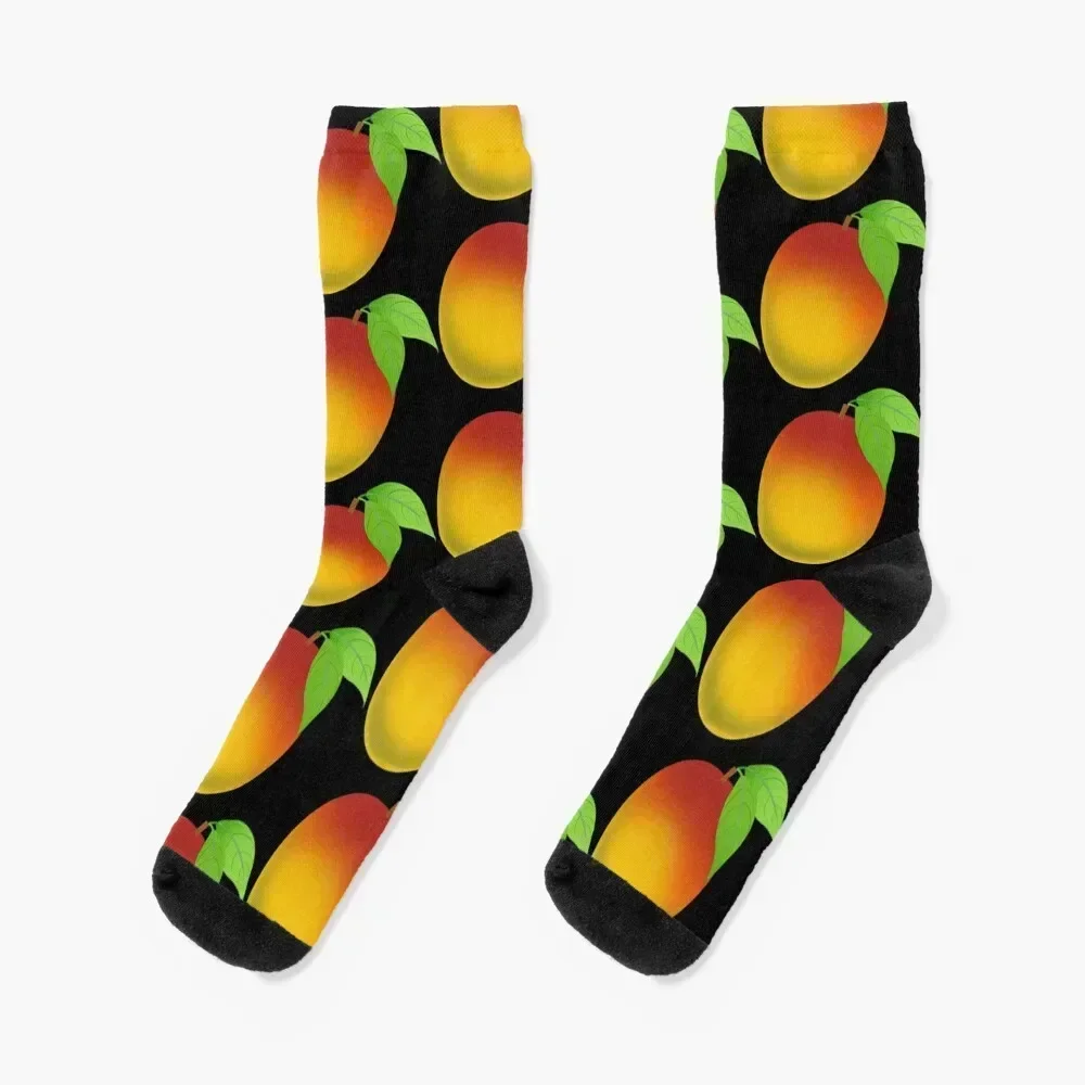 

Mango Socks with print colored sports and leisure floral Socks Girl Men's cotton crazy sport Luxury Woman Socks Men's