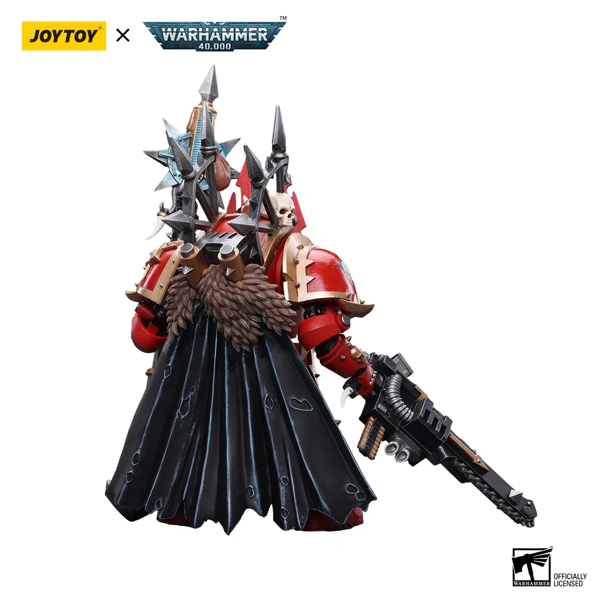 JOYTOY Warhammer 40k 1/18 Action Figures ChaosSpace Marines Crimson Slaughter Sorcerer Lord in Terminator Armor Mecha Modello