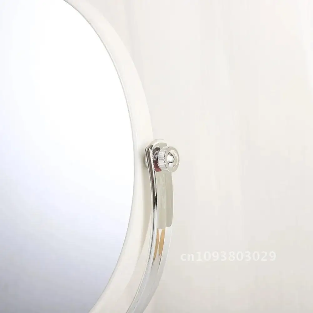 Ampliação circular espelho de maquiagem dupla face rotativa 6/8 polegadas espelho cosmético lupa princesa desktop espelho de pé