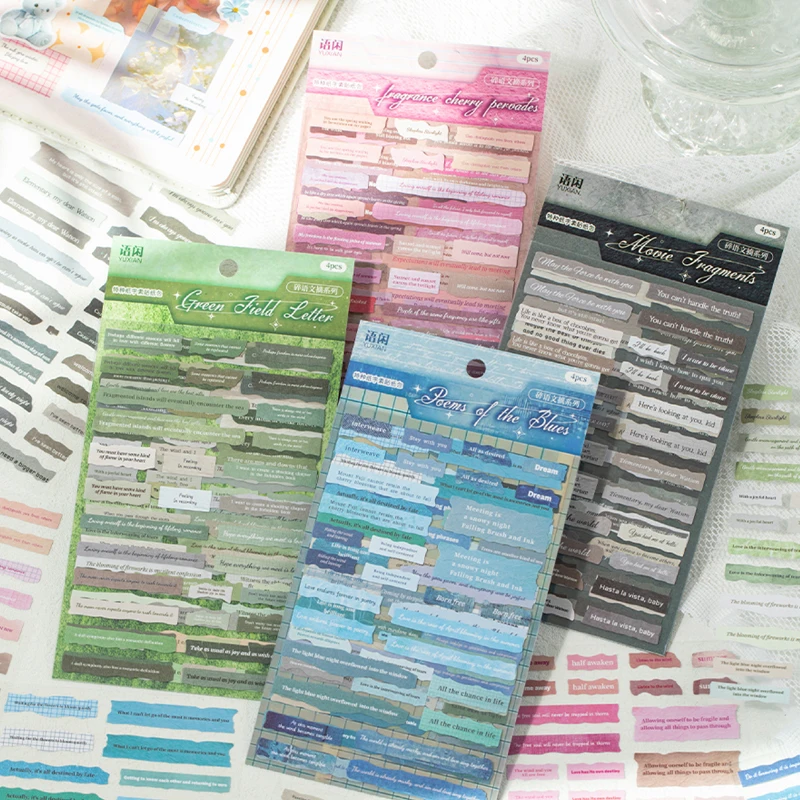 

16 шт., разбитые языки, специальные бумажные наклейки с овощами, наклейки для живописной фотографии текста, справочник, материал для коллажа, календарь «сделай сам»