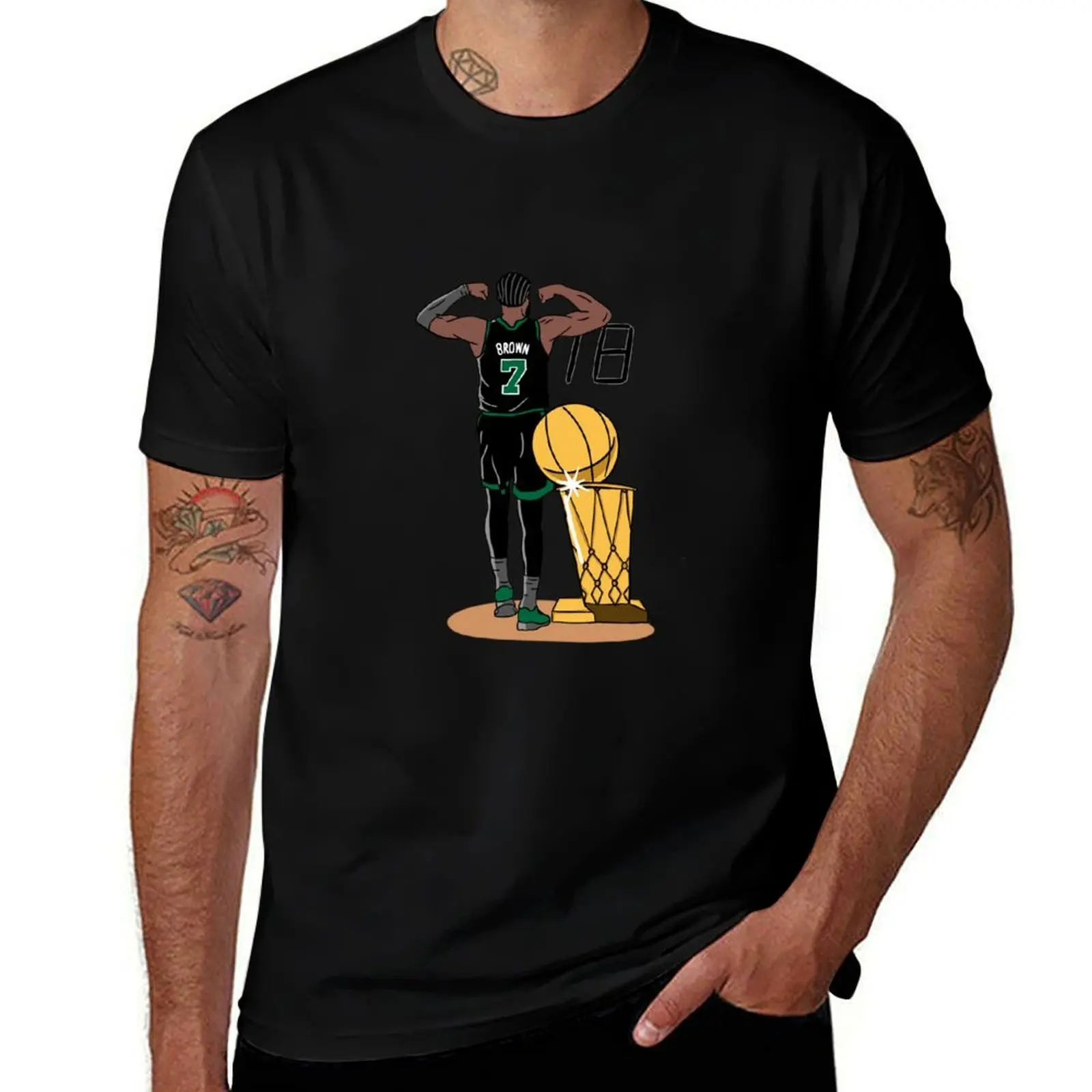 

Jaylen Brown T-Shirt Personalized t-shirt Man t-shirt shirts graphic tees mens white t shirts