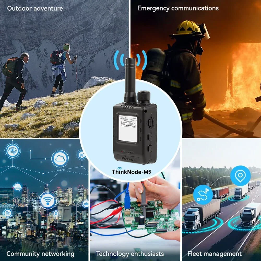 ThinkNode M5 LoRa 신호 송수신기 ESP32-S3 1.54인치 EPD 디스플레이 GPS 기능 메쉬타스틱 앱 호환