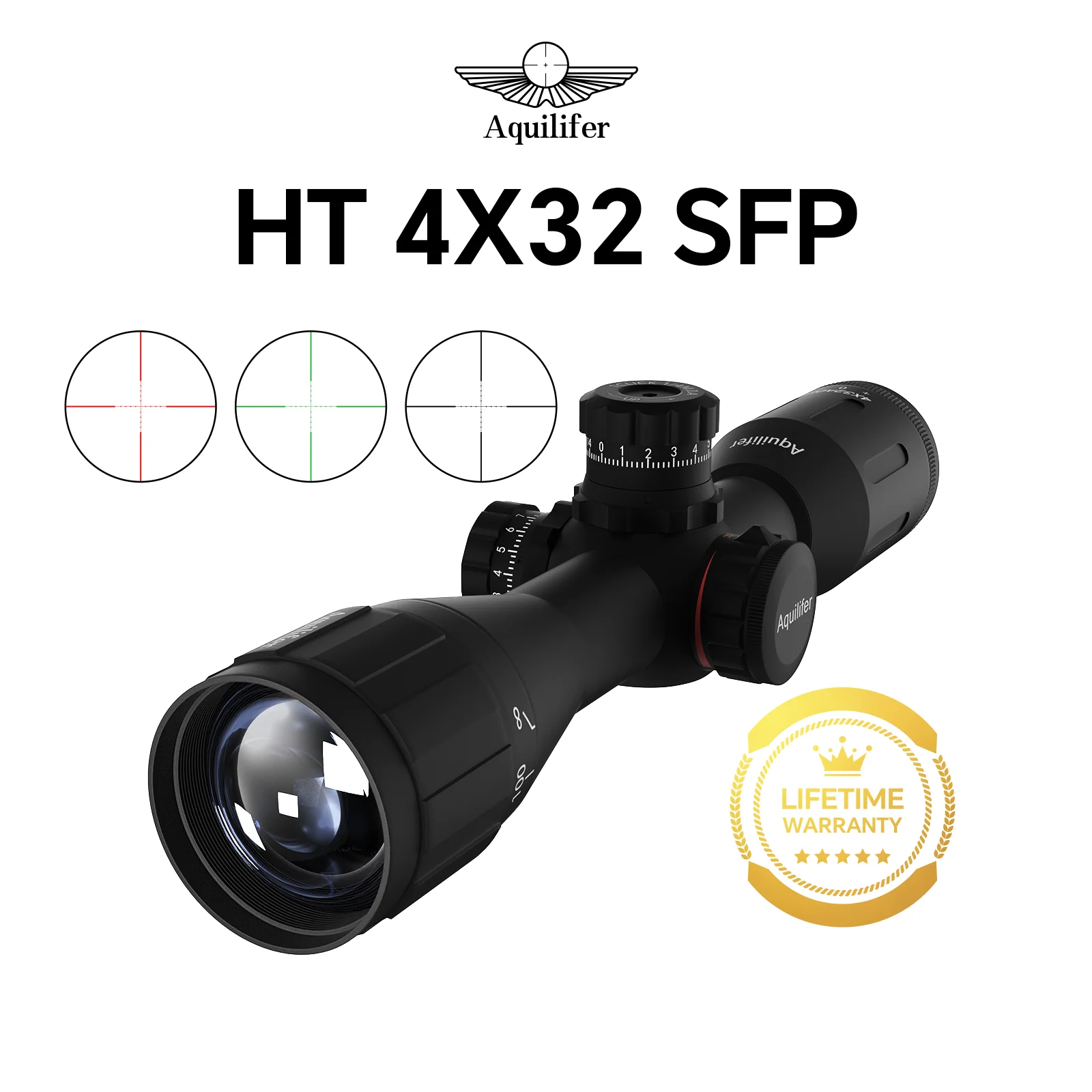 

Aquilifer 4x32 AO 22lr Objective Rimfire Scope Hunting Rifle Scope Optical Sight For Ar 15 Ak
