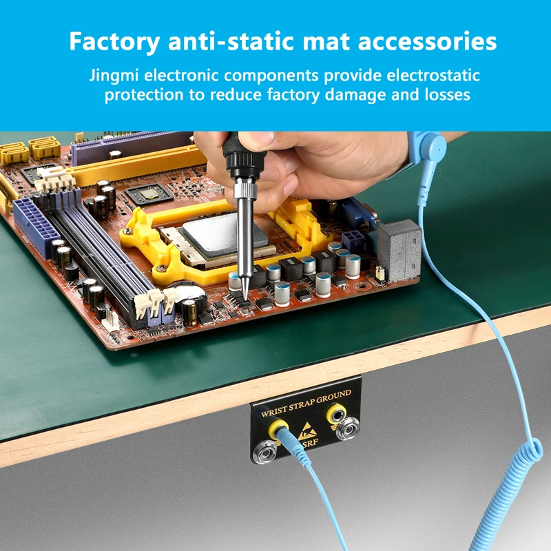

1 комплект, L-образная вилка типа «банан» с 3/4/5/7 отверстиями, электростатический кабель, профессиональная антистатическая розетка с заземлением ESD