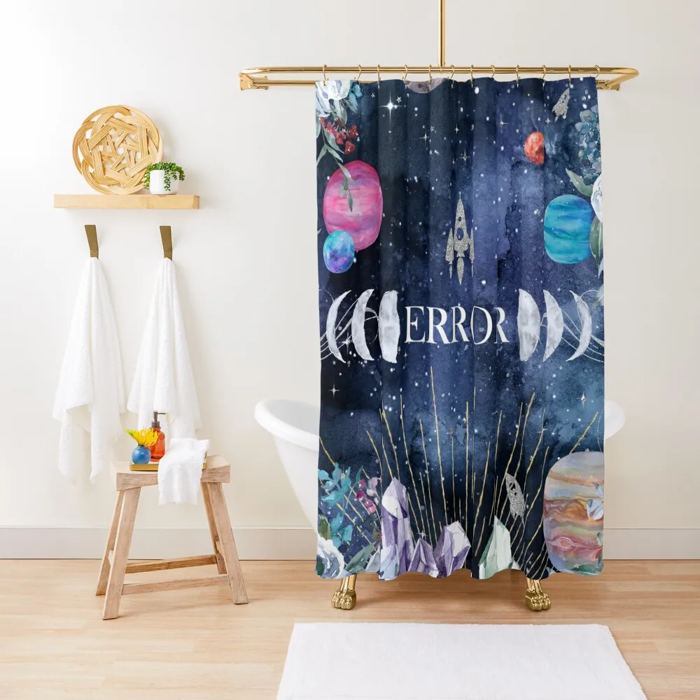 

Занавеска для душа Illuminae- ERROR для ванных комнат, окно для ванных комнат с красивым дизайном, занавеска для ванной комнаты в стиле аниме