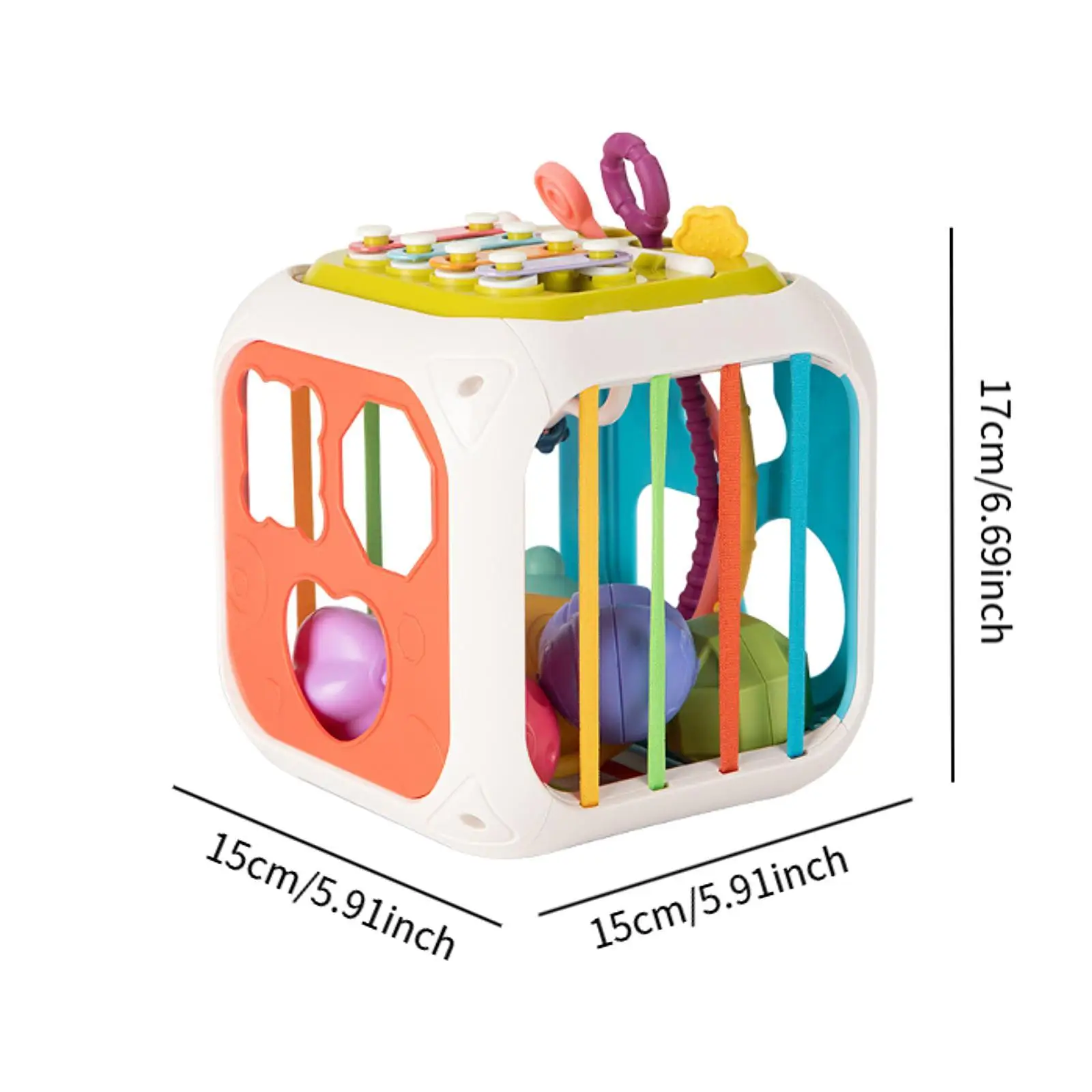 Cube d'activité pour enfants, boîte occupée, document Heroes, jouet Montessori, jouets mentaires oriels pour bébé, garçons, filles, tout-petits, 12 à 18 mois