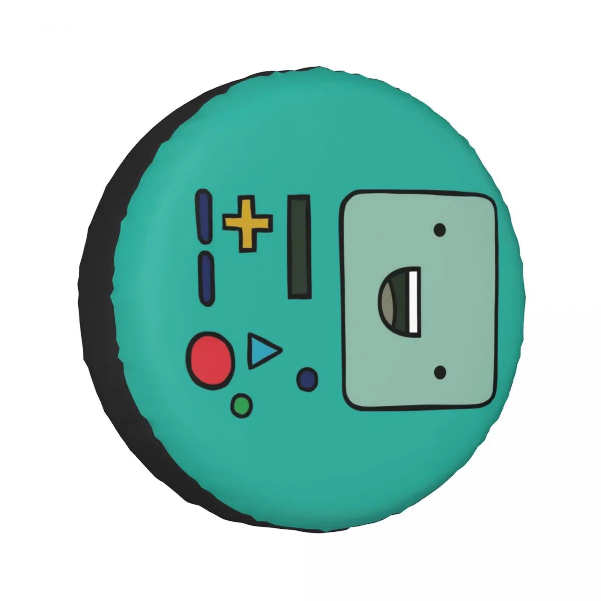

Custom Adventure Time Anime BMO Spare Tire Cover for Jeep SUV RV 4WD Trailer 4x4 Wheel Protector Covers 14" 15" 16" 17" Inch
