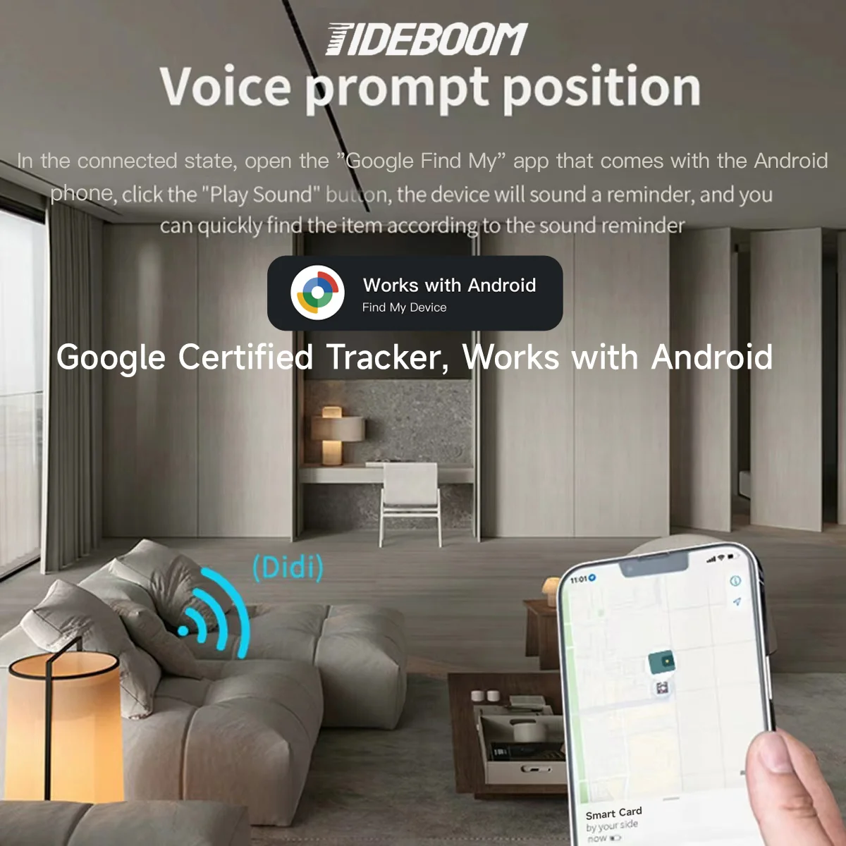 1 قطعة بطاقة تعقب المحفظة المحمولة جهاز تعقب بلوتوث لنظام أندرويد مفتاح مكتشف الحيوانات الأليفة محدد العلامة يعمل مع تطبيق Google Find My Device