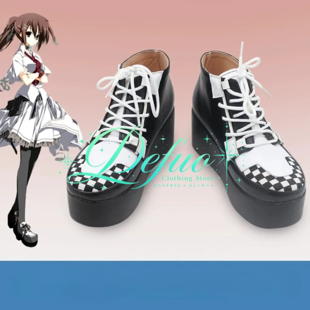 Yuki Minakami Cosplay Shoes Custom Made for Christmas Visual Novel Event and Studio Photo Shoot
