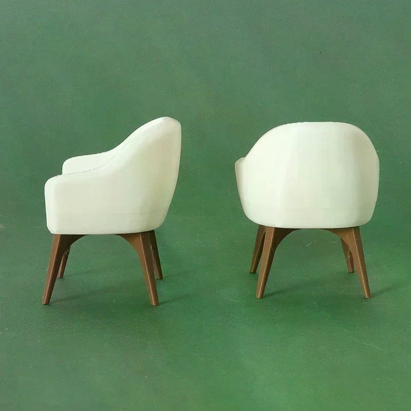 1/12 دمية كرسي صغير نموذج دمية أثاث غرفة المعيشة الديكور دمى منزل المشهد الصغير البناء الدعائم #3