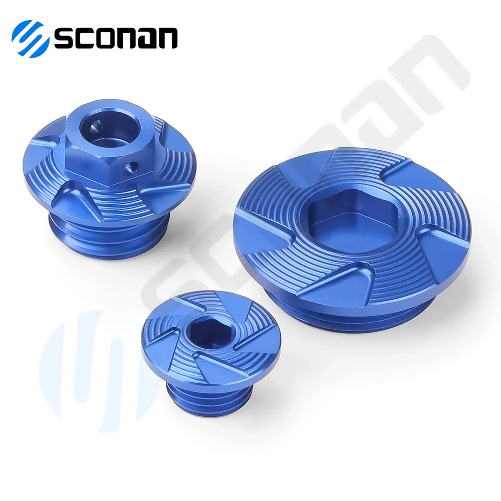 

For WR450F WR250F YZ 250 F/FX YZ450 F/FX Motorcycle Engine Oil Filler Screw Cover Plug Fuel Gas Cap Accessories 36mm