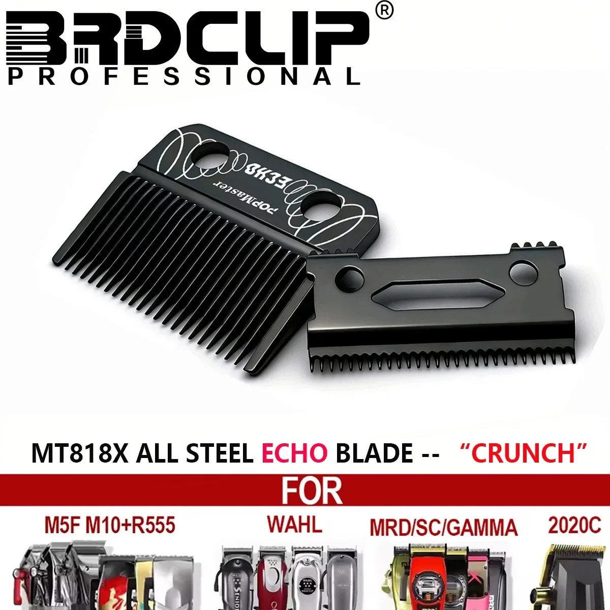 BRDCLIP 818X Professionelle Ersatzklinge für Elektrische Haarschneidemaschine DLC-Klinge für BRD-106 M10 M5 Kulilang R77F VGR V003 WMARK X1 – Detail 3