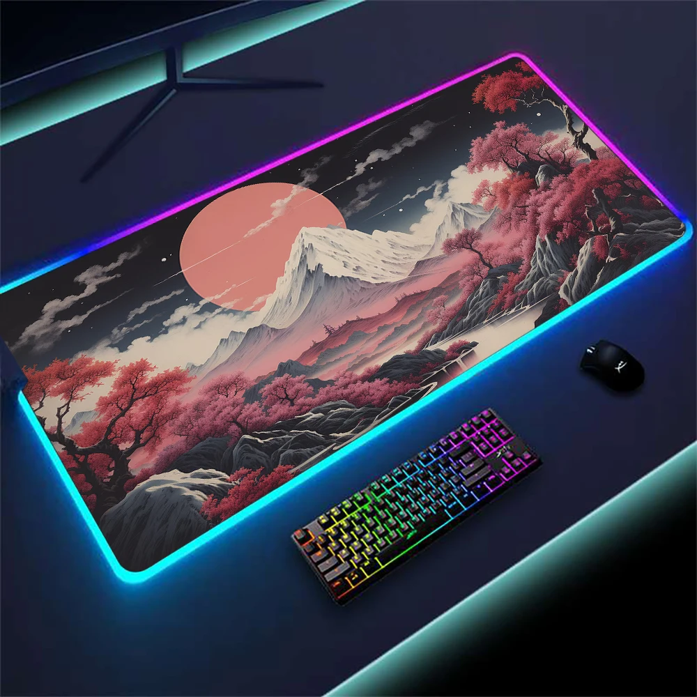 

Игровой коврик для мыши в японском стиле, RGB, 1200x600