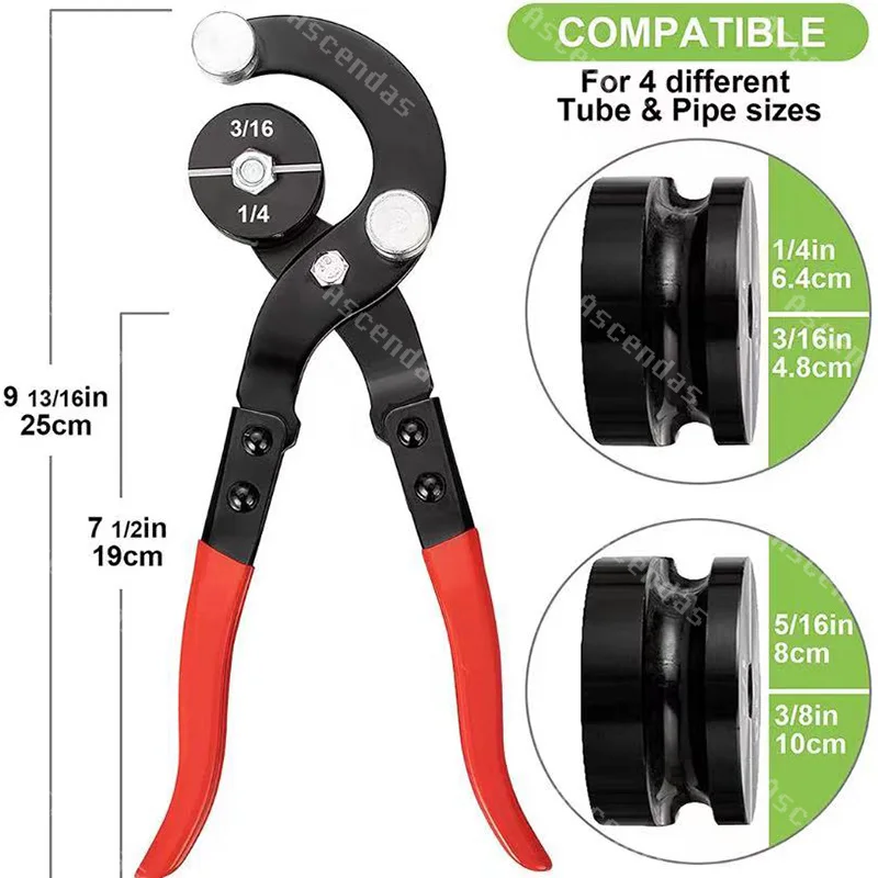 The latest manual pipe bender professional pipe bender 5mm 6mm 8mm 10mm brake pipe bender fuel pipe bender tool