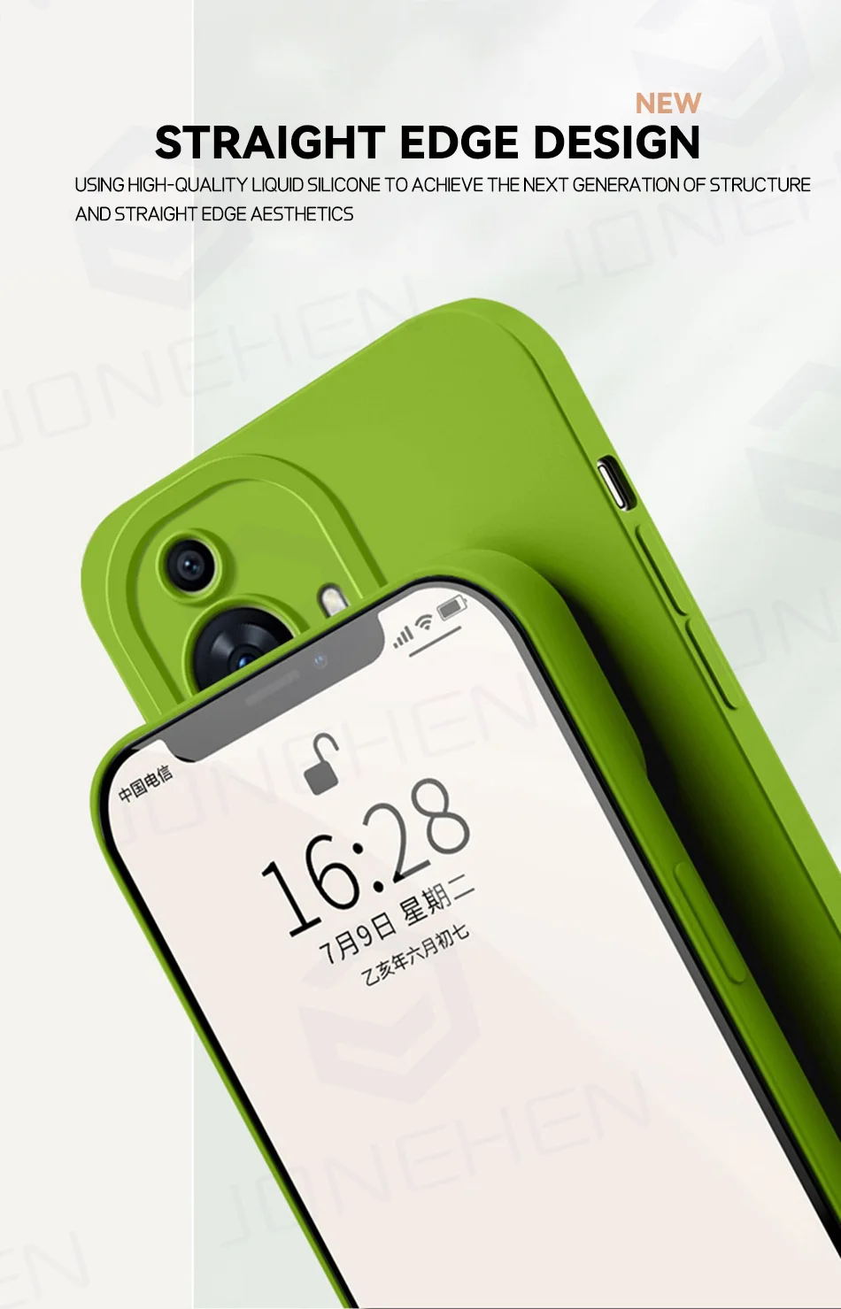 Shockproof Liquid Silicone Case For Huawei Nova 3 3i 4 5 6 7 8 SE 9 10 11 12 Pro Luxury Bumper Slim Mustard Green Soft Cover Bag