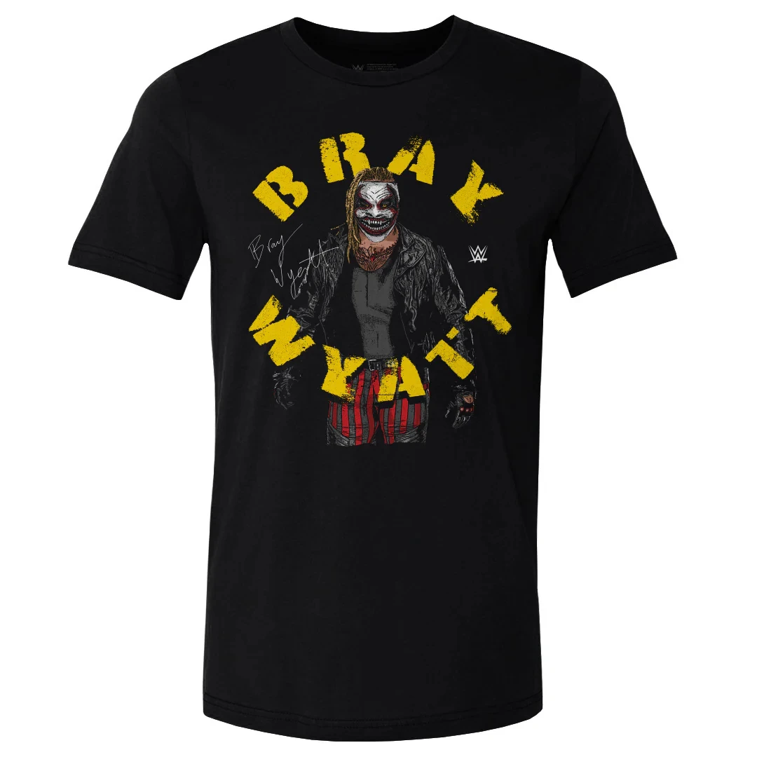 Men's 3D Printed Wrestler Bray Wyatt T-shirt Children's Streetwear Sports Top Round Neck Fashion Causal Clothing